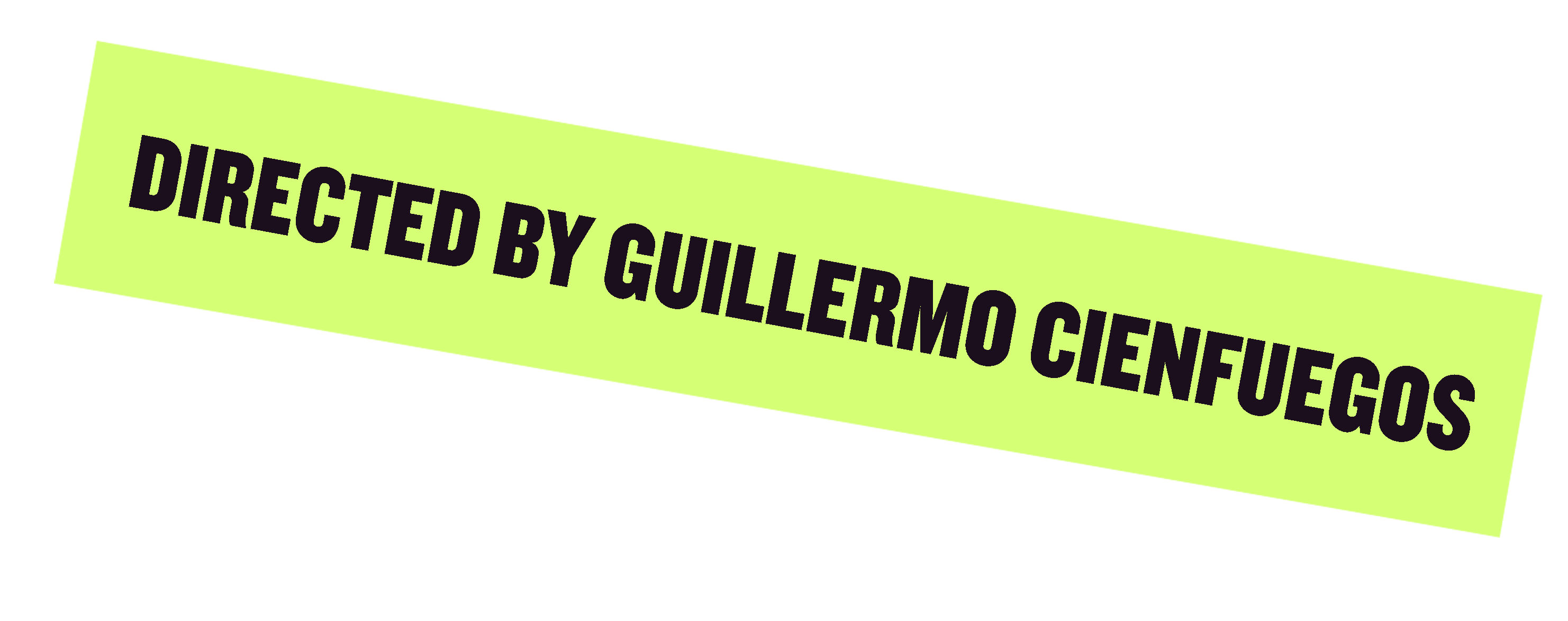 directed by Guillermo Cienfuegos