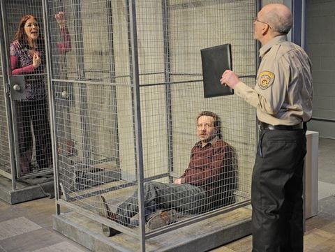 Kate Buddeke, Kevin Stark and Will Zahrn in The North Plan