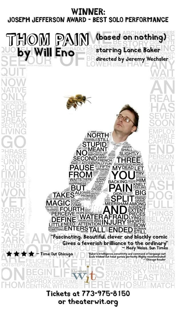 Thom Pain (based on nothing) encore poster