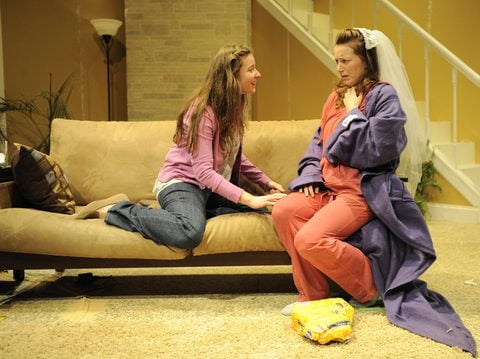 Mary Winn Heider and Kasey Foster in Tigers Be Still